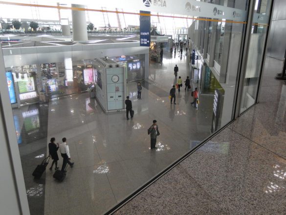 Вид на зону вылета, Аэропорт Пекина, Китай
