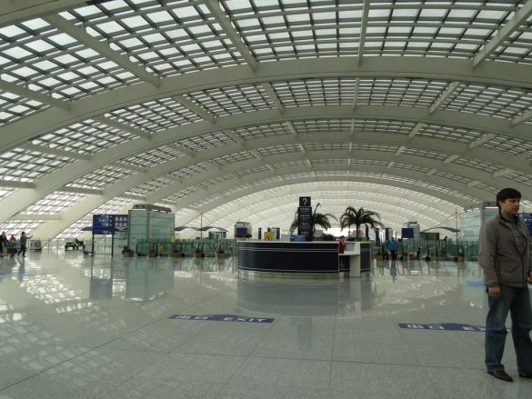 Зона выхода из аэропорта, Аэропорт Пекина, Китай