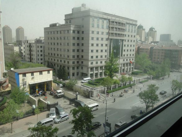 Вид из окна отеля, Ritan International, Пекин, Китай